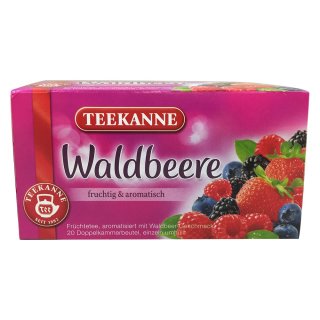 Teekanne Waldbeere 4er Pack (4x20 Teebeutel)