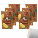 Jumbo Rooibos Mango Perzig (Mango Pfirsich) 20 Teebeutel 6er Pack (6x30g Packung) + usy Block