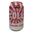 Jumbo Cola Strawberry Cream 6er Pack (6x0,33l Dose Erdbeer-Sahne-Cola) + usy Block
