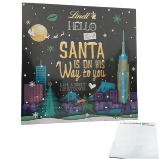 Lindt Hello Adventskalender "Santa is on his way to you" (150g) + usy Block
