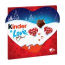 Ferrero kinder LOVE mini 2er Pack mit beiden Farben (2x107g Packung) + usy Block