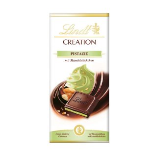 Lindt Creation Schokolade Pistazie mit Mandelstückchen 7er Pack (7x148g Tafel)