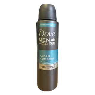 Dove Men+Care Clean Comfort Deospray 48h Powerful Protection 3er Pack (3x150 ml)