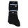 Star Socks Gesundheitssocken ohne Gummi,100% Baumwolle,Schwarz, 5 Paar (Gr. 39-42)