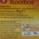 Teekanne südafrikanischer Roobios 6er Pack (6x20 Teebeutel)