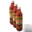 Nina African Palmöl 3er Pack (3x500ml Flasche) + usy Block