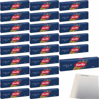 Barilla Cappellini No1 24er Pack (24x500g Packung) + usy Block