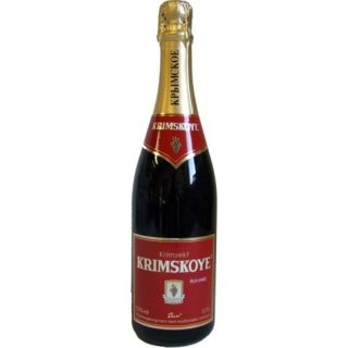 Krimskoye Krim Sekt Rot Mild trocken 3er Pack (3x0,75l Flasche)