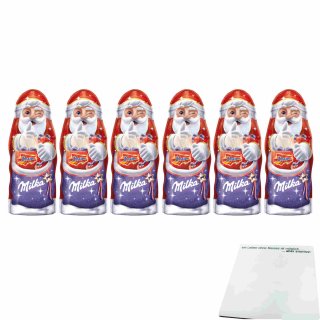 Milka Weihnachtsmann Daim 6er Pack (6x45g) + usy Block