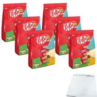KitKat Mini Mix 14 Mini Riegel 6er Pack (6x197,4g Beutel) + usy Block