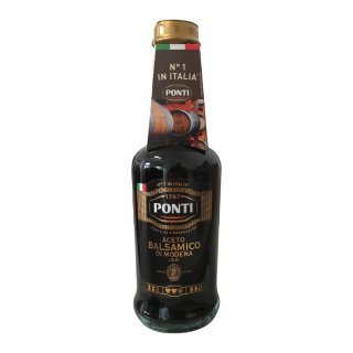 Ponti Aceto Balsamico di Modena IGP Capsula Oro (250ml Flasche)