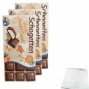 Schogetten Mandel Crunch 3er Pack (3x100g Packung) + usy Block