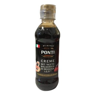 Ponti Creme mit Aceto Balsamico di Modena IGP (200ml Flasche)