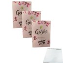 Fazer Geisha Milchschokolade mit weicher Haselnussfüllung 3er Pack (3x150g Packung) + usy Block