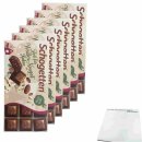 Schogetten weißer Nougat Kakao 6er Pack (6x100g Packung) + usy block