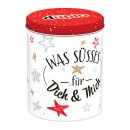 Ferrero duplo Weihnachtsdose mit 24 Riegeln Doppelpack mit beiden Motiven (2x436,8g Dose) + usy Block