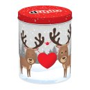 Ferrero duplo Weihnachtsdose mit 24 Riegeln Doppelpack mit beiden Motiven (2x436,8g Dose) + usy Block