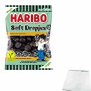 Haribo Soft Dropjes Veggie (175g Beutel) + usy Block