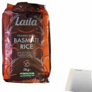 LAILA Golden Sella Basmati Reis (5kg Packung) + usy Block