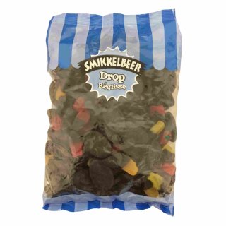 Smikkelbeer original Holland Lakritze Drop Réglisse (1kg Packung gemischte Drops)