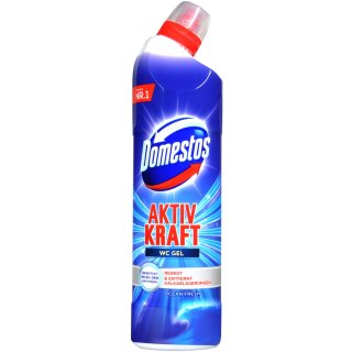 Domestos Aktiv Kraft WC Gel Ocean 3er Pack (3x750ml)