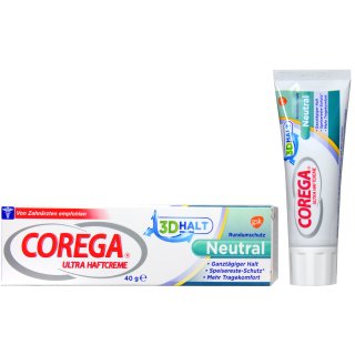Corega Ultra Haftcreme Neutral 2er Pack (2x40g)