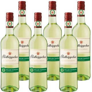 Rotkäppchen Qualitätswein Müller-Thurgau halbtrocken 11% vol.  6er Pack (6 x 0,75 Liter)