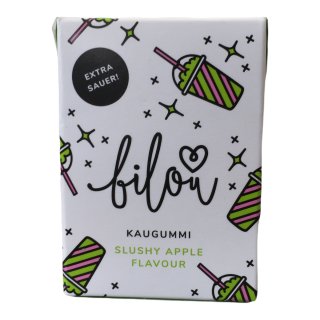 Bilou Kaugummi Slushy Apple Flavour (24g Packung)