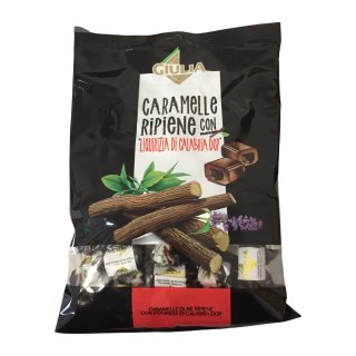 Giulia Caramelle Ripiene con "Liquirizia di Calabria DOP" (150g Beutel gefüllte Lakritzbonbons)