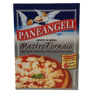 Paneangeli Lievito di Birra Mastro Fornaio (42g Packung Hefe für Pizza, Focaccia, etc.)