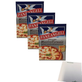 Paneangeli Lievito di Birra Mastro Fornaio 3er Pack (3x42g Packung Hefe für Pizza, Focaccia, etc.) + usy Block