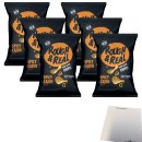 Rough & Real Chips Spicy Cajun 6er Pack (6x125g Beutel) + usy Block