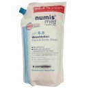 Numis Med PH 5,5 Waschlotion Face & Body Wash 3er Pack (3x1l) + usy Block