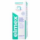 Elmex Zahnspülung Sensitive 3er Pack (3x400ml Flasche) + usy Block