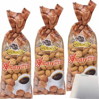 Gadeschi Amarettini 3er Pack (3x200g Packung) + usy Block