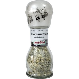 Kotanyi Gewürzmühle Knoblauch Kräuter Salz 10er Pack (10x50g Mühle)