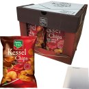 Funny-Frisch Kessel Chips Sweet Chili & Red Pepper 10er Pack (10x120g Beutel) + usy Block