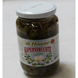 La Comtesse Kapernfrüchte mit Stiel 4er (4x370ml Glas)