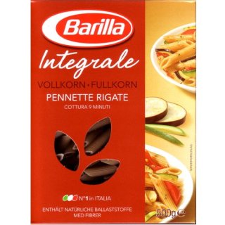 Barilla Nudeln "Pennette Rigate Integrale" 6er Pack (6x500 g)