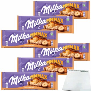Milka Toffee Ganznuss 6er Pack (6x300g Tafel) + usy Block