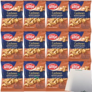 ültje Cashews, geröstet und gesalzen 12er (12x150 g Beutel) + usy Block