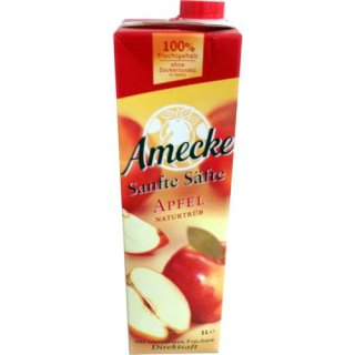 Amecke Sanfte Säfte Apfelsaft naturtrüb 6er Pack (6x1L)