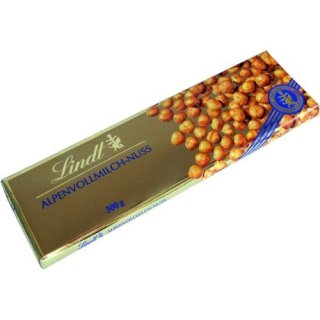 Lindt & Sprüngli Vollmilch Nuss Schokolade Extra 5er Pack (5x300g Tafel)