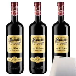 Mazzetti Aceto Balsamico di Modena Tipico Balsamessig 3er Pack (3x1l Flasche)