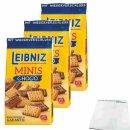 Bahlsen Leibnitz Minis Choco 3er Pack (3x25g Packung) + usy Block