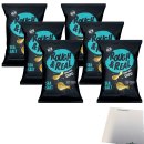 Rough & Real Chips Sea Salt 6er Pack (6x125g Beutel)...