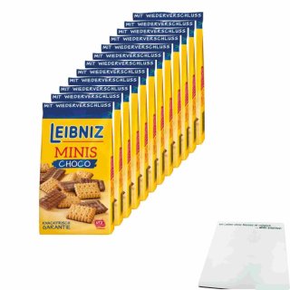 Bahlsen Leibnitz Minis Choco 12er Pack (12x25g Packung) + usy Block