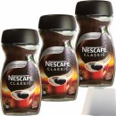 Nescafe Classic Originalröstung mit Arabica Bohnen 3er Pack (3x200G) + usy Block