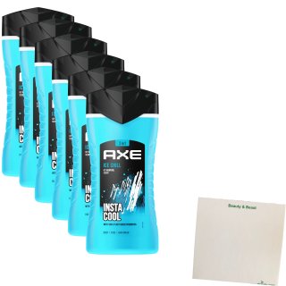 AXE Duschgel Ice Chill 6er Pack (6x250ml) + usy Block