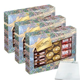 Ferrero Die Besten Limited Edition Silver 3er Pack (3x269g Packung) + usy Block